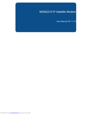 Newtec MDM2210 User Manual