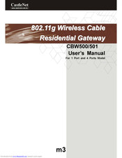 CastleNet CBW501 User Manual