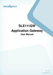 metalligence SLE111GW User Manual