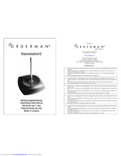 Orderman Basisstation2 Operating Instructions Manual