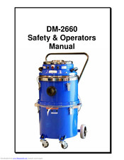 floorex DM-2660 Safety And Operators Manual