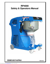 floorex Dustmaster RP4000 Safety And Operators Manual
