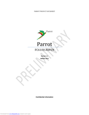 Parrot FC6100 ASPEN Datasheet