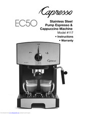 Capresso EC50 Manuals | ManualsLib