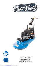 CleanFreak 400BUCF Operator's Manual