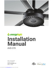EnergyLogic MacroAir AVD-370 Installation Manual