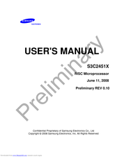 Samsung S3C2451X User Manual