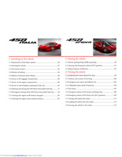 Ferrari 458 Italia Manual