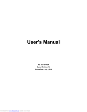 JETWAY HBFHP792U Series User Manual