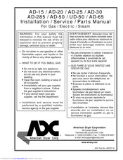 ADC AD-15 Installation And Parts Manual
