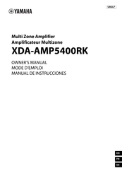 Yamaha XDA-AMP5400 Owner's Manual
