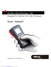 Peak PCAN-MiniDiag FD User Manual