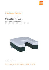 Thies CLIMA 5.4103.20.741 Instructions For Use Manual