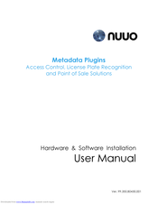 NUUO Metadata Plugins User Manual