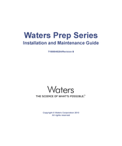 Waters Prep Series Installation And Maintenance Manual
