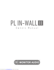 Monitor Audio Platinum In-Wall II Owner's Manual