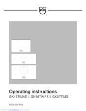 V-Zug GK46TIMAS Operating Instructions Manual