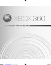 Microsoft XBOX 360 Live Vision Manual