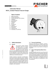 Fischer MS10 Instruction Manual