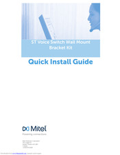 Mitel ST100DA Quick Install Manual