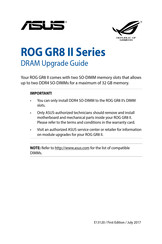 asus ROG GR8 II Series Upgrade Manual