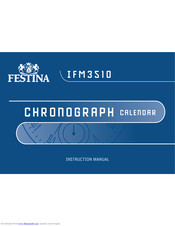 Festina IFM3510 Instruction Manual
