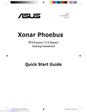 Asus XONAR PHOEBUS Quick Start Manual