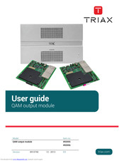 Triax 492055 User Manual