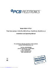 PCB Piezotronics 260A11/FTS-1 Installation And Operating Manual