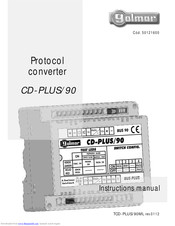 golmar CD-PLUS/90 Instruction Manual