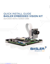 Basler daA2500-60mc-SD820-DB8 Quick Install Manual