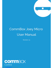 CommBox Joey Micro User Manual