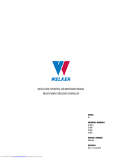 Welker 4P Installation, Operation And Maintenance Manual
