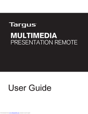 Targus Targus Laser Presentation Remote User Manual