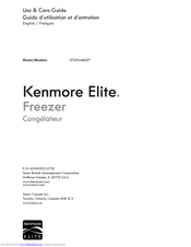 Kenmore 970F44853 Series Use & Care Manual