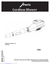 Mantis 3559 Operator's Manual