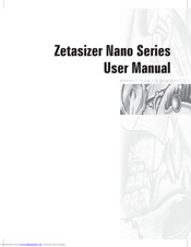 Malvern Zetasizer Nano Series User Manual