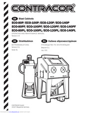 Contracor ECO-100P Operating And Maintenance Manual