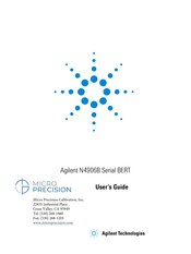 Agilent Technologies N4906B Serial BERT User Manual