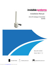 Invisible Systems QCO168 Installation Manual