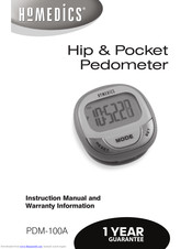 HoMedics PDM-100A Instruction Manual