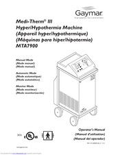 Gaymar MEDI-THERM III Operator's Manual