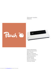 Peach PH310 Operating Instructions Manual