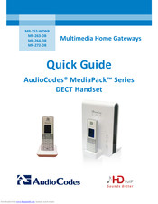AudioCodes MediaPack MP-263-DB Quick Manual
