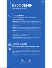 Isotek EVO3 GEMINI Installation Instructions Manual