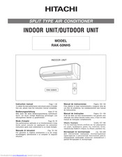 Hitachi RAK-50NH5 Instruction Manual