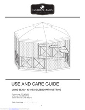 Garden Oasis SS-K-138-2NGZ13 Use And Care Manual