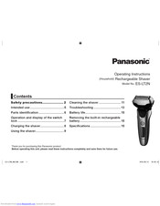 Panasonic ES-LT2N Operating Instructions Manual
