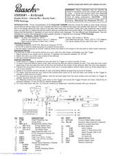 paasche VV Instructions And Parts List