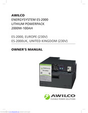AWILCO EnergySystem ES-2000AUS Owner's Manual